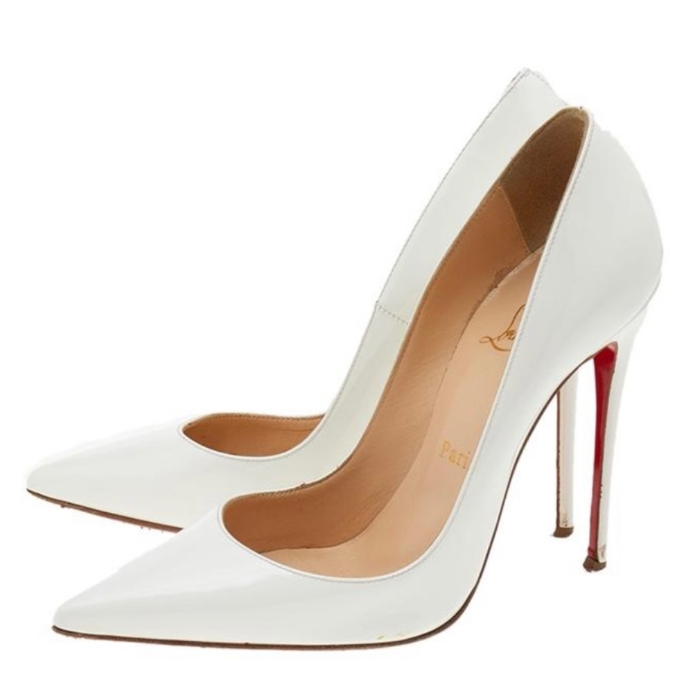 Christian Louboutin Pigalle 100mm Patent Calfskin Leather Pumps